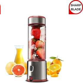 Resim SKYLOONG 450 Ml Taşınabilir Metal Kişişel Blender Shake'n Smoothies Blender Keskin Bıçaklı 