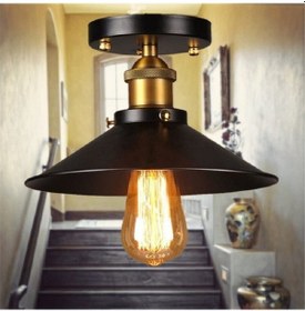 Resim Riolight Retro Tekli Tavan Avizesi Çap: 22Cm 