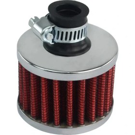 Resim Pengfushop5 Kırmızı Stil Wlr - Motosiklet Soğuk Hava Emme Için Evrensel Araba Hava Filtresi Yüksek Akış Karter Havalandırma Kapağı Mini Havalandırma Filtreleri AIT12 (Yurt Dışından) 