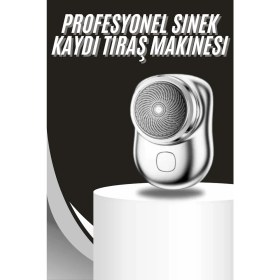 Resim Urfakent Kablosuz Tıraş Makinesi Günlük Hızlı Taşınabilir Şarjlı Yuvarlak Paslanmaz Çelik 