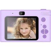Resim Yeni Hd Dijital Fotoğraf Makinesi Moda Retro Ccd Öğrenci Kart Makinesi Mini Kamera Kaynak Fabrika K10 Mor Hafıza Kartı Hariç 