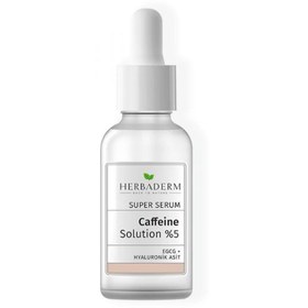 Resim Herbaderm super serum caffeine solution %5 göz çevresi serumu 30 ml 