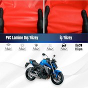Resim Trıumph Tıger 1050 Motosiklet Brandası Su Geçirmez Branda Kırmızı Branda Motor Branda Xxl 