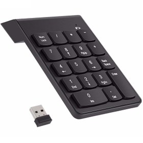 Resim E&D Collection Alfalink AL-2021 USB Numpad Keypad Kablosuz Numerik Klavye USB Numaratör Tuş Takımı 