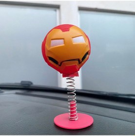 Resim Iron Man Sallanan Kafa Zıp Zıp Marvel Lisanslı 