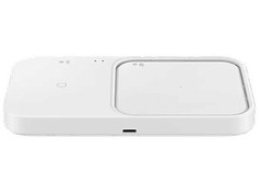 Resim SAMSUNG 15W Kablosuz Hızlı Şarj Cihazı İkili Beyaz 