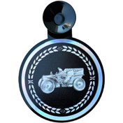 Resim HMNL Oto Resimlik Vantuzlu SİYAH KLASİK ARABA 7 CM 