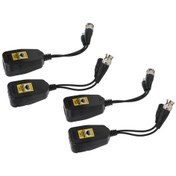 Resim Vkemall 2 Adet Hd Video Transmitter Seti - 8mp'e Kadar Hd-cvı/tvı/ahd/cvbs Desteği, 300m Uzaklıkta Transmit, Füze Koruma, Rj45 Ve Bnc Bağlantı 