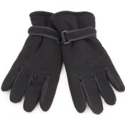 Resim Aotu Kış Açık Hava Kayak Bisiklet Polar Sıcak Eldiven Rüzgar Geçirmez Kaymaz Tam Parmak Eldiven 