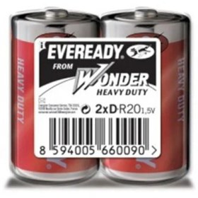 Resim Energizer (C9-0836) Eveready Çinko Karbon Heavy Duty D Pil 2Li Shrink 