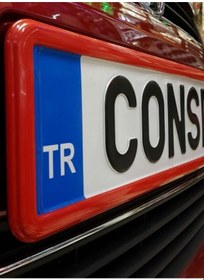Resim Yeni Nesil Kırmızı Plakalık 2Adet Kırmızı Plaka Çerçevesi 228108717 