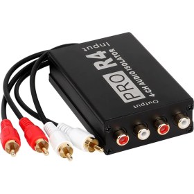 Resim Skyeyyt 4 Channle Audio Izolatörü Rca Ses Gürültü Izolatör Arabaya Bağlı Akım Akustik Gürültü Eliminator Ortak Ground Izolatör (Yurt Dışından) 