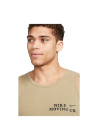 Resim Nike Dri Fit Moving Co Mens Tank Erkek Spor Atlet Haki 