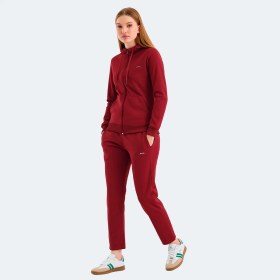 Resim Slazenger RID Kadın Eşofman Takımı Bordo Regular Fit Konforlu Kullanım İçin 