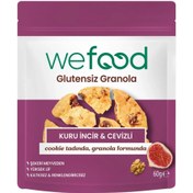 Resim WEFOOD Glutensiz Granola Bites Kuru İncir & Cevizli 60g 