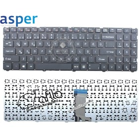 Resim Casper Uyumlu Nirvana C650.8550-B150X-S-F Notebook Klavyesi Siyah Tr 