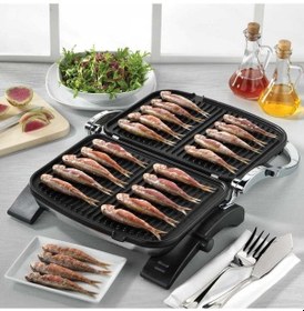 Resim KORKMAZ Tostkolik Tost Makinesi A328-05 Siyah/Inox Granit 