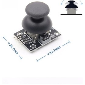 Resim Robizstore-Arduino Joystick Xy Ps2 Oyun Kumanda Kontrol Kolu Rocker Ky-023 