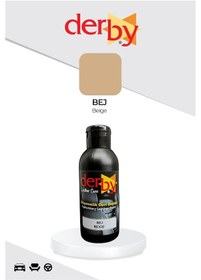 Resim Derby Bej Deri Döşeme Araç Direksiyon Koltuk Boyası 100 Ml 
