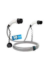 Resim Hims EMEF-22T2-GB-10 22kW Tip 2 Soketli Gri 10m Elektrikli Araç Şarj Kablosu 