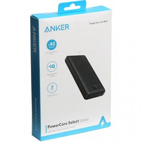 Resim Anker PowerCore Select 20000 mAh Taş. Hızlı Şarj Cihazı - Siyah - A1363 