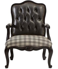 Resim BENGİ TİCARET Sandalye Zus 001 Ahşap 90466 Klasik Berjer Kayın Ahşap Ayak Geniş Oturum El Yapım 