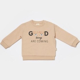 Resim BabyCosy Organik Pamuk Sweatshirt,%100 Organik Pamuk,bebek Ve Yenidoğan Serisi,kışlık Koleksiyon Gri 