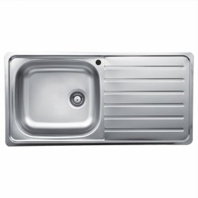 Resim Kromevye Paslanmaz Çelik Evye 50X100 cm Triton 330 