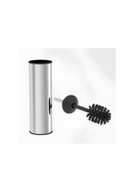 Resim Paslanmaz Bombe Kapak Tuvalet Fırçası Banyo Fırçası 