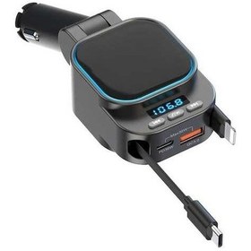 Resim Createtech Şarj Otomobil Mp3 Kablo Geri Cihazı Çift Çekilebilir Çalar Bluetooth Bc97 Araç Uu 