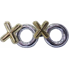 Resim MiraLive Xoxo Yazılı Yılbaşı Partisi Gözlüğü Gümüş Renk (K95) 