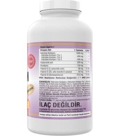 Resim Hidrolize Collagen Tip 1-2-3 Glutatyon 300 Tablet X 2 Kutu 