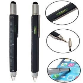 Resim Skygo Cetvelli Tornavidali Su Terazili İlginç Dokunmatik Mimar Kalem 