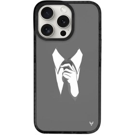 Resim iPhone 15 Pro Kravat Telefon Kılıfı 