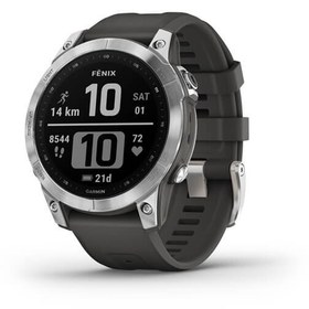 Resim Garmin Fenix 7 Gümüş Akıllı Saat Garmin