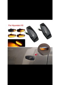 Resim Hyundai Elantra Kayar Led Çamurluk Sinyal Siyah 