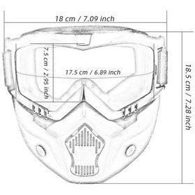 Resim Jet Kask Maskesi Aynalı Gri 