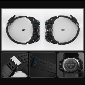 Resim Flybuy Erkekler Doğa Sporları Bilek Saati - Skmeı 1155b, Gece Parlaklığı, Su Geçirmez, 50m, Kırmızı Çok Renkli, Ergonomik Kullanım Çok Renkli 