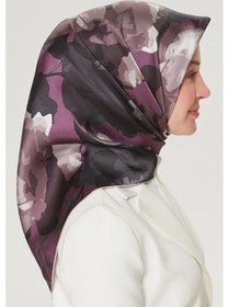 Resim Armine Özel Nostalji Serisi Twill İpek Eşarp Modelleri 8534D-34 