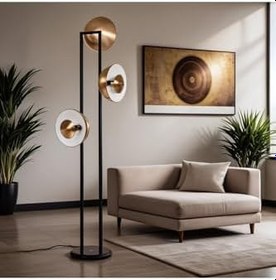 Resim vinner Choise Eskitme Mat Gold 6'lı Glop Camlı Modern Yemek Masası Üstü Yatak Odası Salon Avize VNREMGCHS01001 