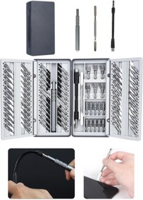 Resim DepoMega 91 Parça Bilgisayar Gözlük Saat Telefon Elektronik Tamir Tornavida Seti Özel Katlanır Kutulu 