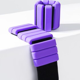 Resim 2 x 1 KG El Ayak Bilek Ağırlığı - Mor 