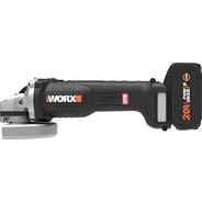 Resim TeknoKapsül WX813 20VOLT 4.0AH. Li-Ion Tek Akülü 115MM Kömürsüz Profesyonel Şarjlı Avuç Taşlama 