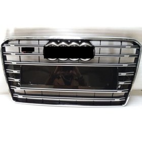 Resim Audi A7 S7 Panjur Krom/Siyah 2010-2014 Arası Uyumlu 