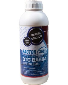 Resim Factor360 Vernik Sökücü 1 Litre 