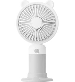 Resim Taşınabililir Mini Usb Şarjlı 3 Kademeli El Masaüstü Vantilatör Fan Soğutucu Ym88216 Gri 