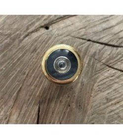 Resim Door Pirinç Çelik Kapı Dürbünü Ahşap Kapı Dürbünü Sarı Renk 14MM 5cm 