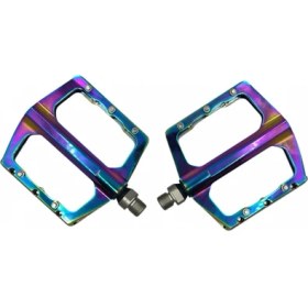 Resim Vona HF-624 Rulmanlı Bisiklet Pedalı Rainbow Oilslick 