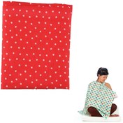 Resim KutuluStore Kullanışlı Kemerli Yıldız Desenli Bebek Emzirme Önlüğü Örtüsü (4767) - VSR2672-2925 