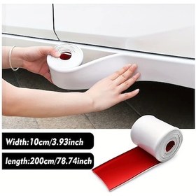 Resim Globalbloom Evrensel 2m Lastik Çizik Önleyici Etek Koruma Şeridi Sedan Suv Pick-up 